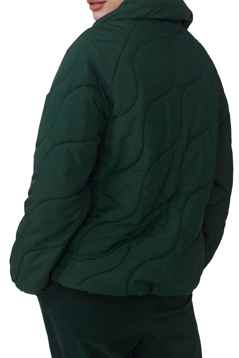 Fabia Quilted Jacket, Alternate, color, PONDEROSA PINE