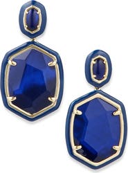 Kendra Scott Daphne Enamel Frame Drop Earrings