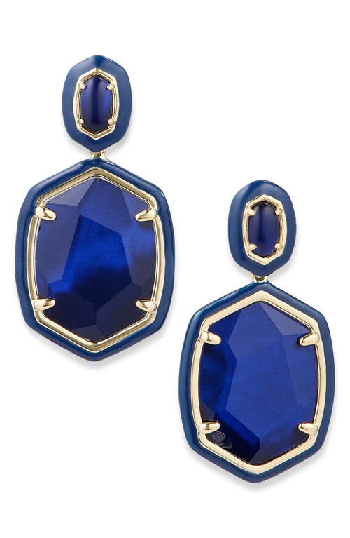 Kendra Scott Daphne Enamel Frame Drop Earrings