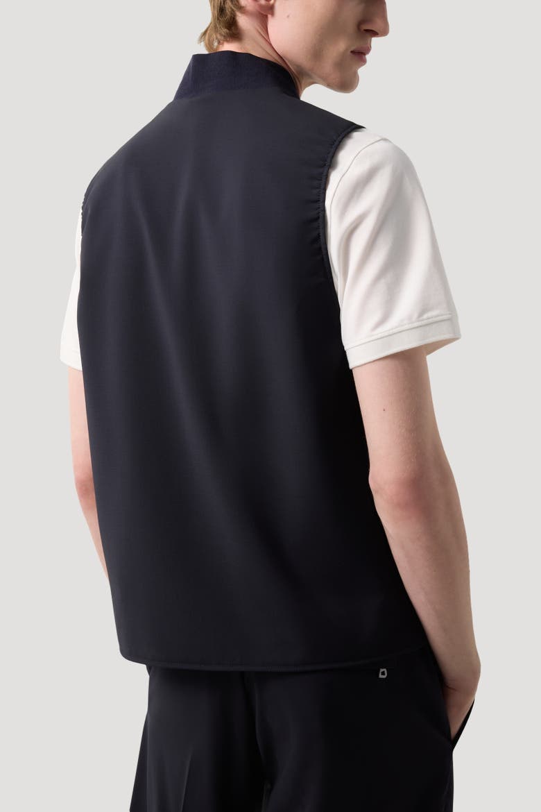 Virgin Wool Vest Jeff, Alternate, color, Navy blue