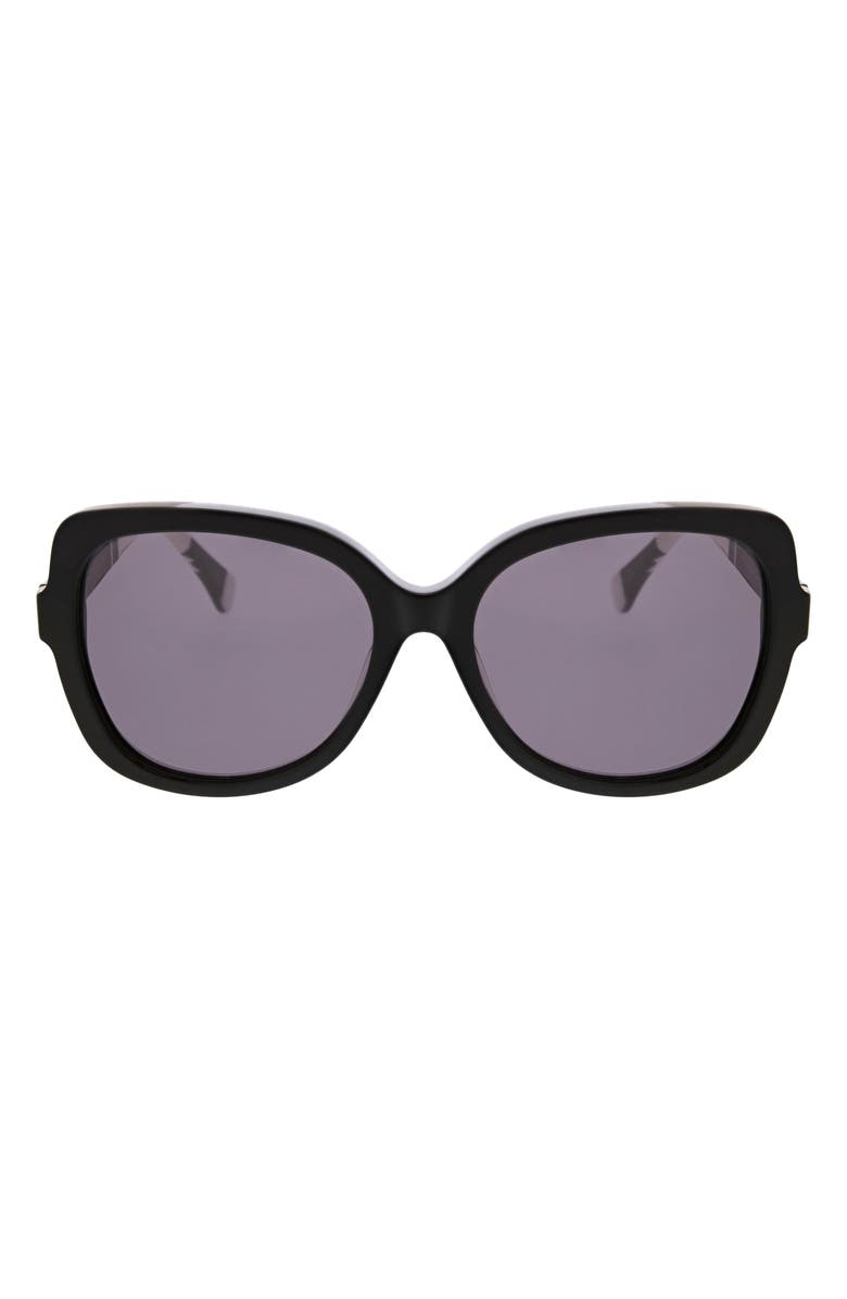 Oscar de la Renta 54mm Butterfly Sunglasses, Main, color, Tort