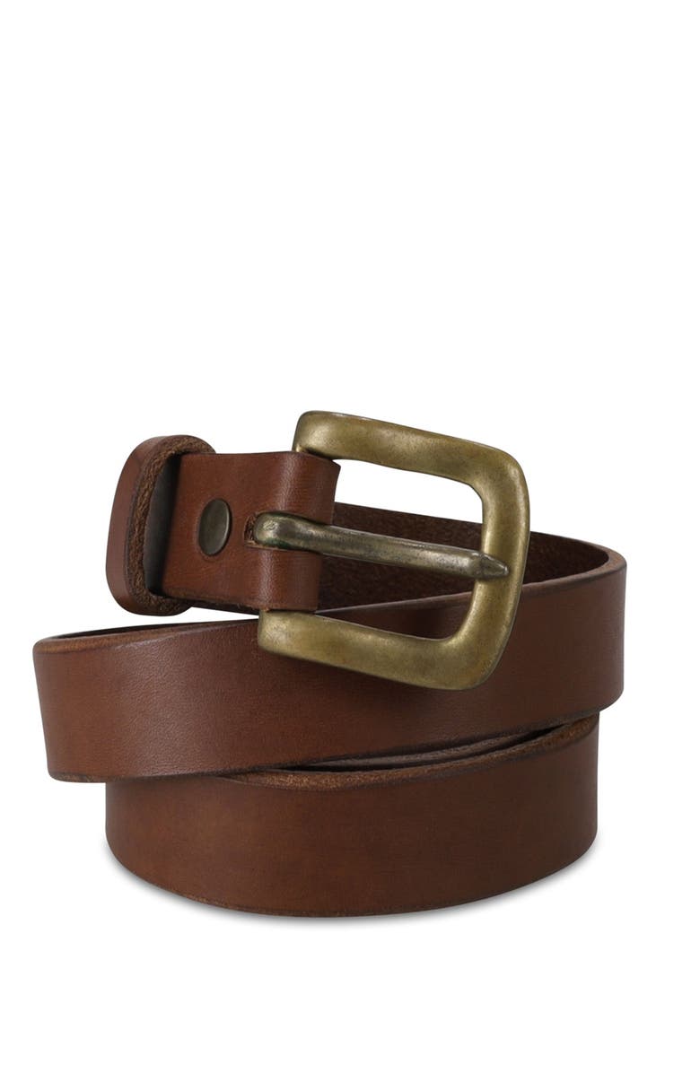 Fortela Tatienne Vintage Leather Belt, Alternate, color, Leather