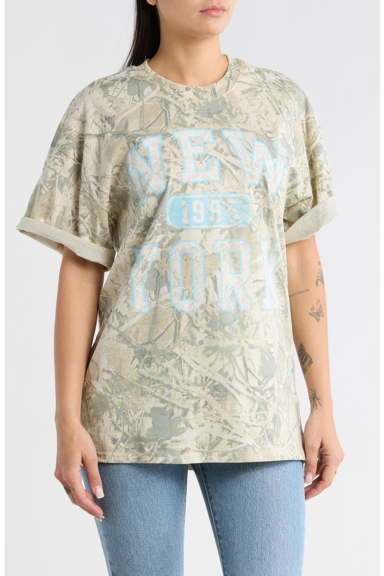New York 1995 Graphic T-Shirt, Main, color, CAMO