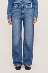 DL1961 Karmine Refined SculptSystem Aura High Rise Wide Leg Jeans