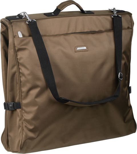 45" Premium Framed Garment Bag with shoulder strap and multiple pockets