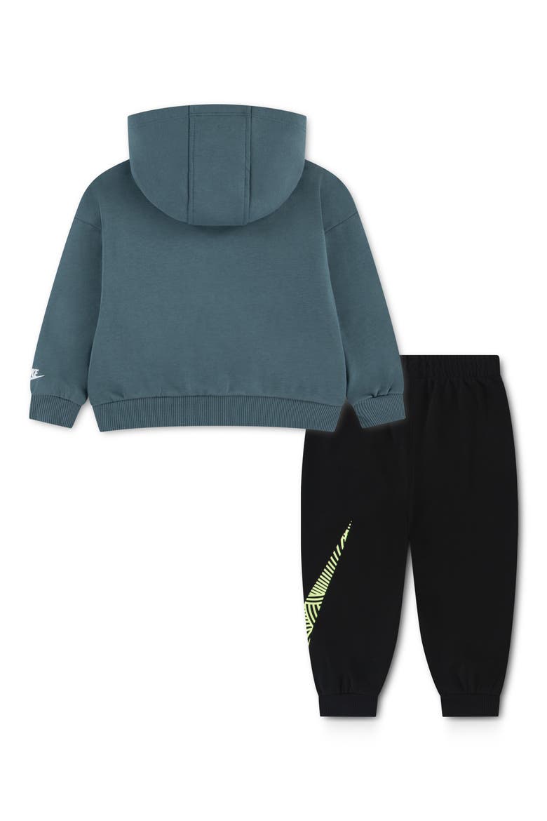 Kids' Oversize Fit Hoodie & Joggers Set, Alternate, color, BLACK