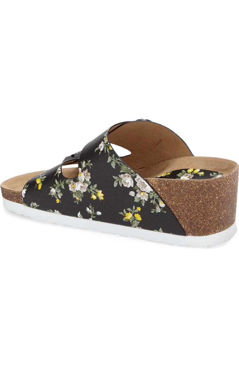 Kensie 'Wenda' Wedge Slide Sandal, Alternate, color,