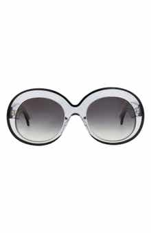 54mm Gradient Round Sunglasses