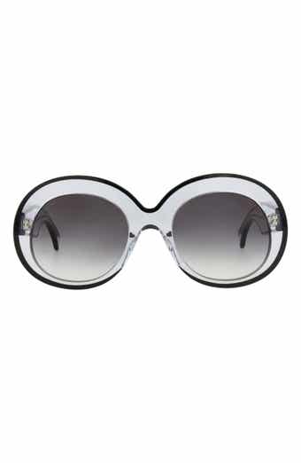 54mm Gradient Round Sunglasses
