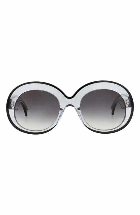 54mm Gradient Round Sunglasses