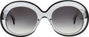 Alaïa 54mm Gradient Round Sunglasses