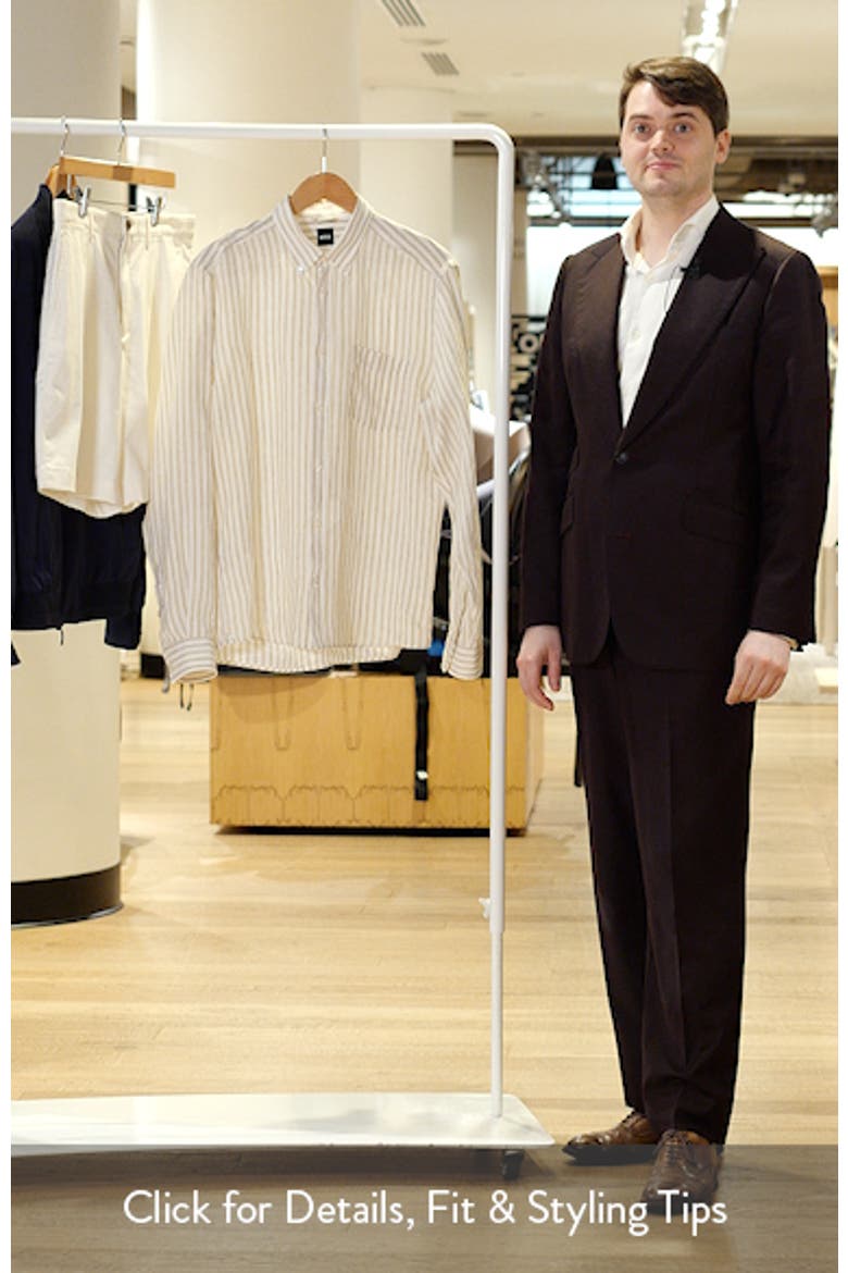 Liam Regular Fit Linen Button-Up Shirt video