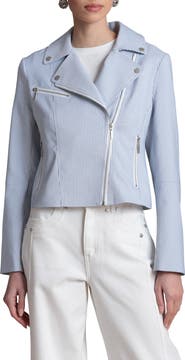 Bagatelle Stripe Moto Jacket