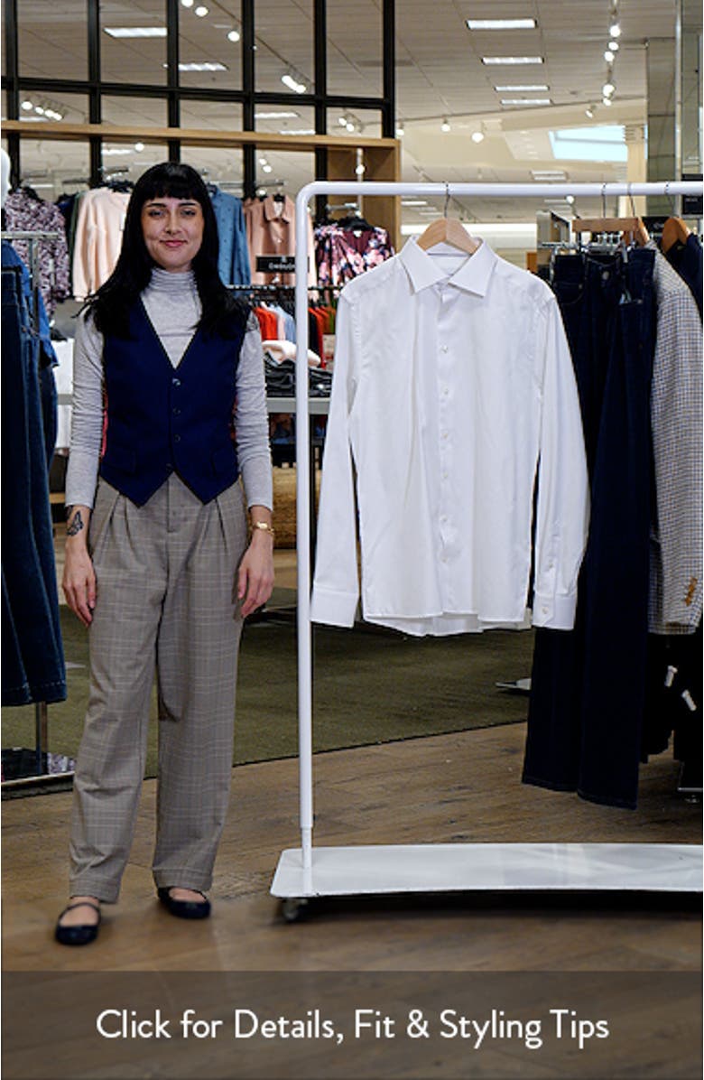 Slim Fit Cotton Dobby Dress Shirt, sales video thumbnail