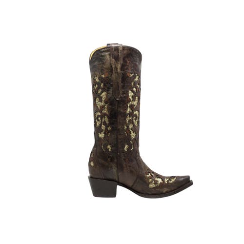 Nortalie The Aurora Western Cowboy Boot In Brown