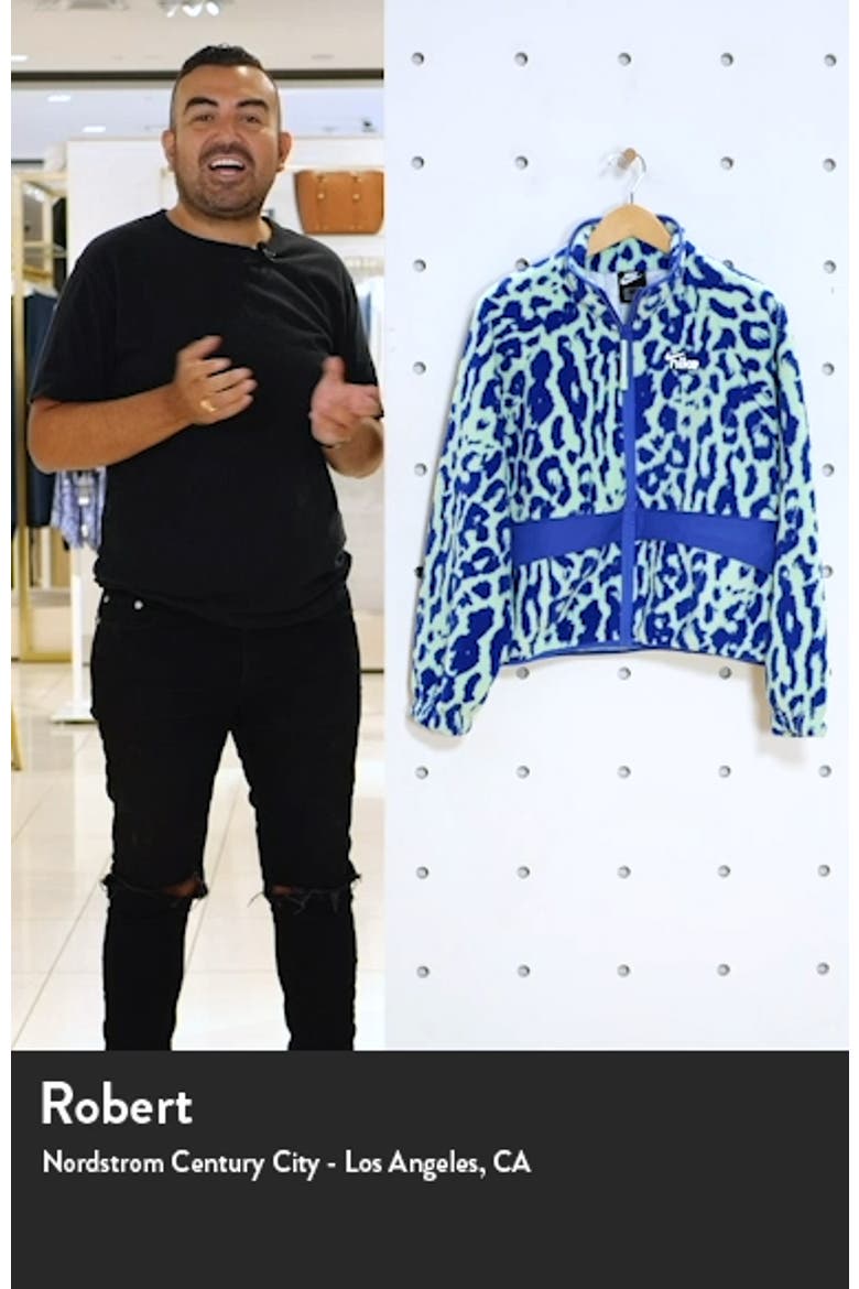Sportswear Animal Print Fleece Jacket video