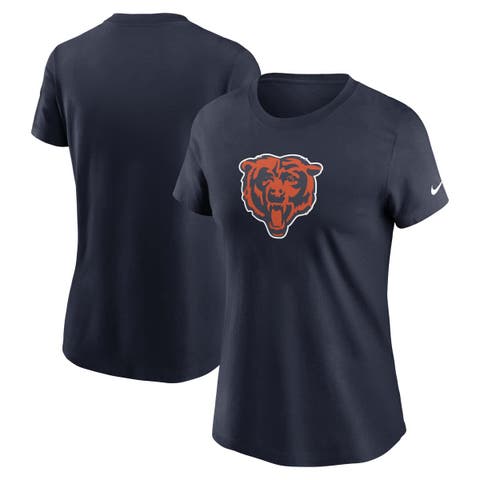 Women's Nike Navy Chicago Bears Primary Logo T-Shirt
