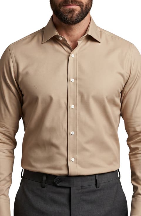 Stretch Cotton Dress Shirt
