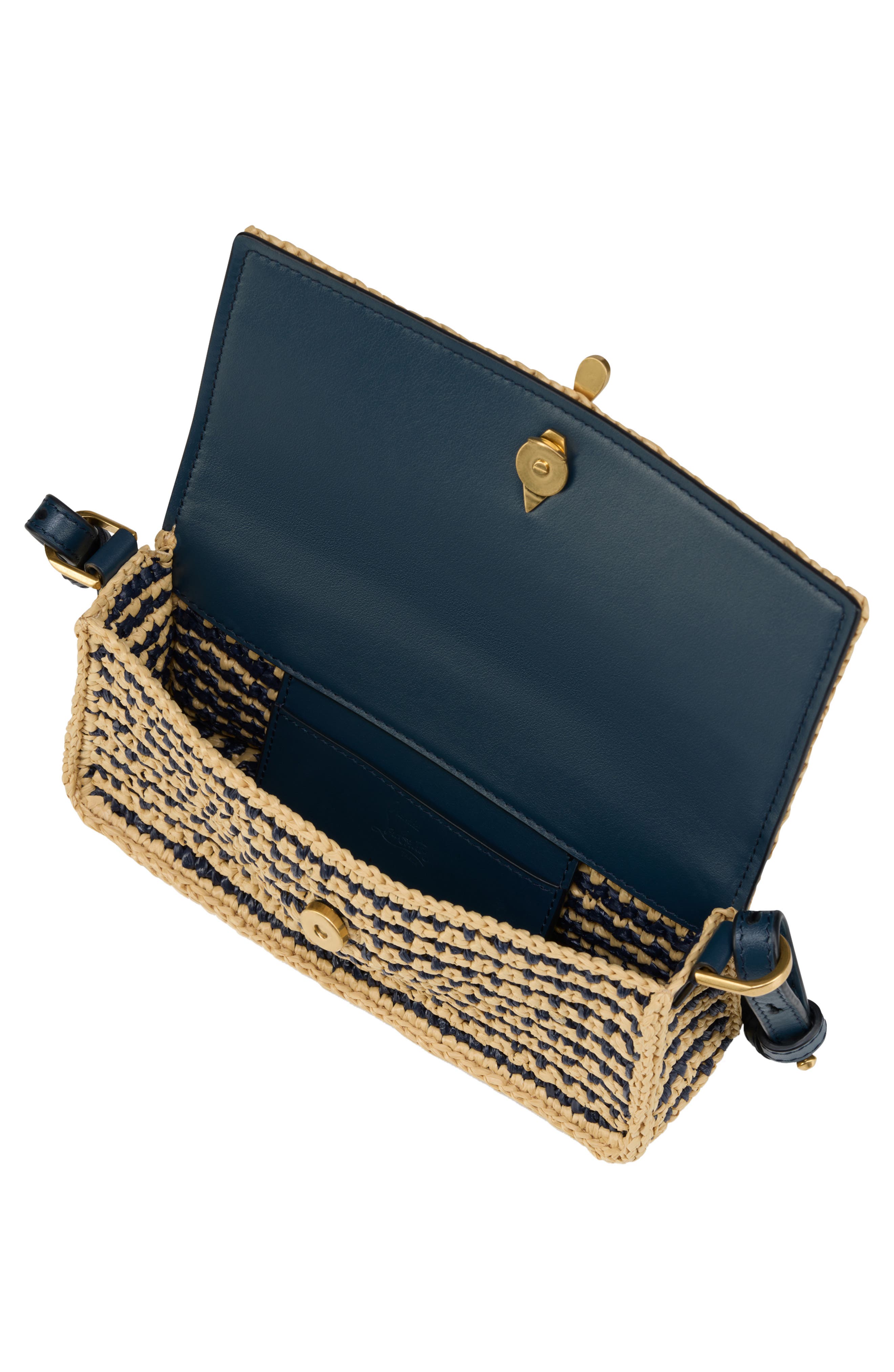 Christian Louboutin Mini Bettina Raffia Clutch, Alternate, color, 3373 Naturel/Last Night