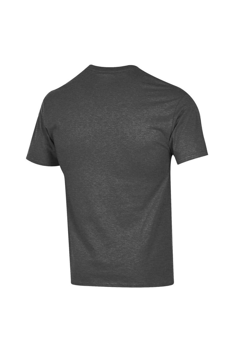 Men's Champion  Charcoal Iowa Hawkeyes Arch Over Logo T-Shirt, Alternate, color, Charcoal