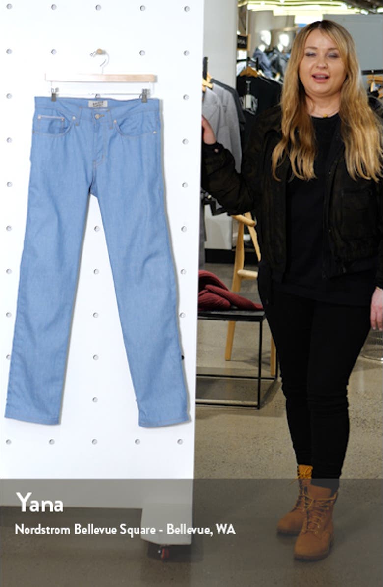 Naked & Famous Weird Guy Slim Fit Selvedge Jeans, sales video thumbnail