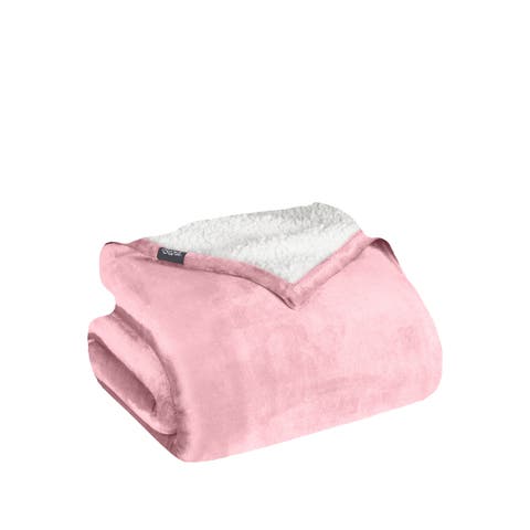 Reversible Plush Fleece Blanket