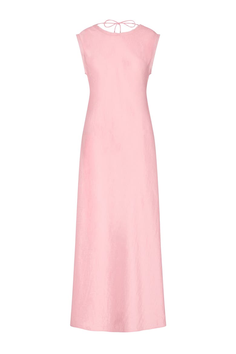 Linda Scoop Back Midi Dress, Alternate, color, PINK