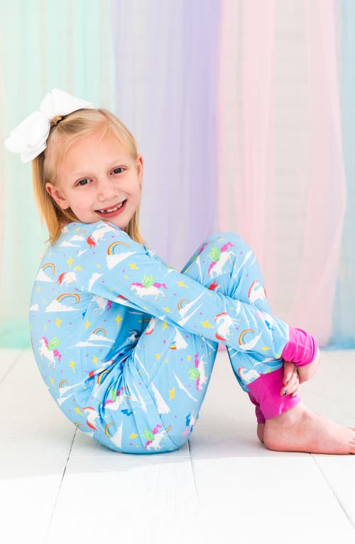 Laree + Co Sage 2-piece Long Sleeve Set In Blue