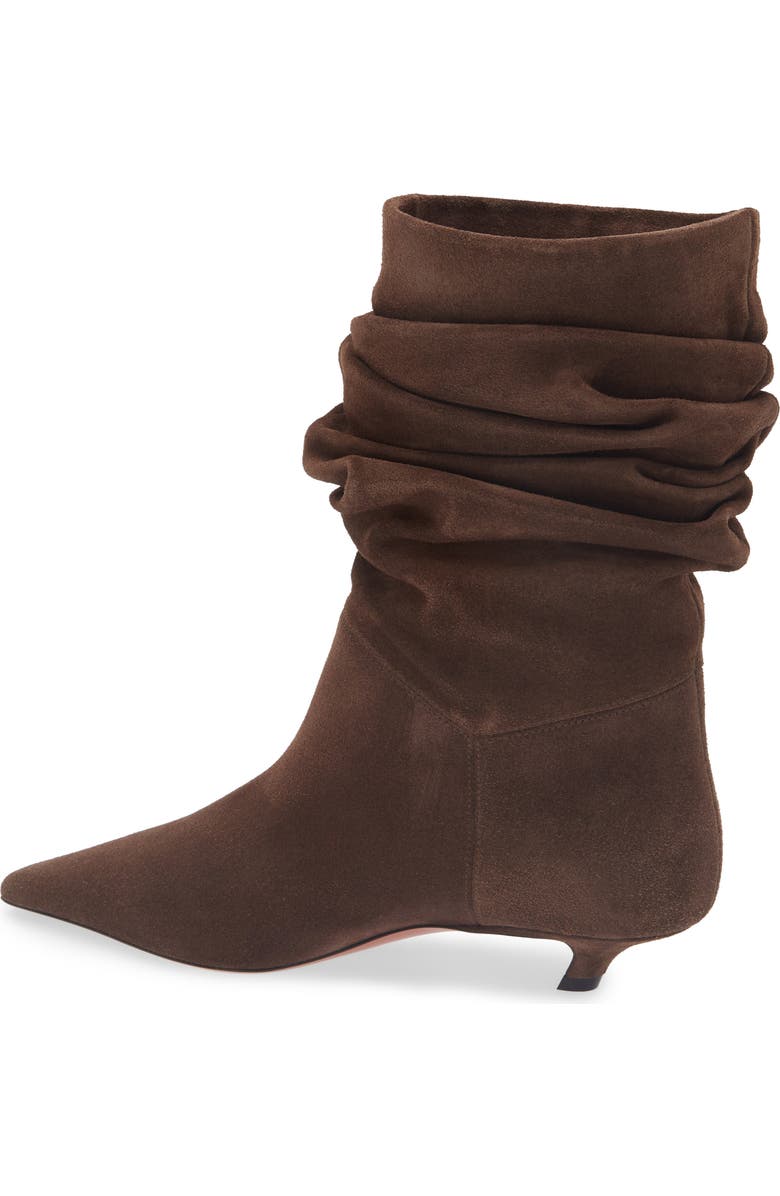 Amina Muaddi Jamie Slouch Bootie, Alternate, color, Crosta Coffee