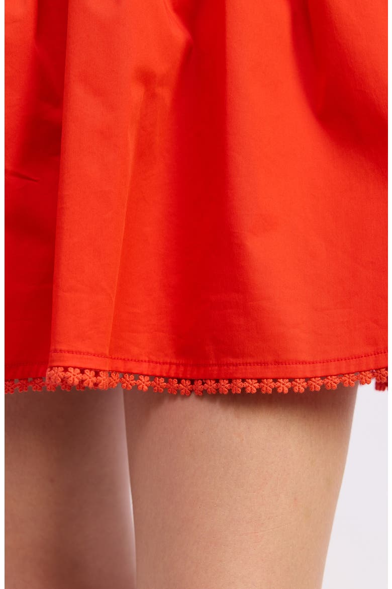 Emerson Poplin Minidress, Alternate, color, CHERRY TOMATO