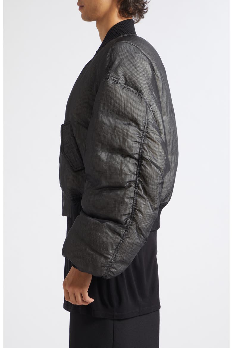 Secchia Padded Flight Jacket, Alternate, color, BLACK