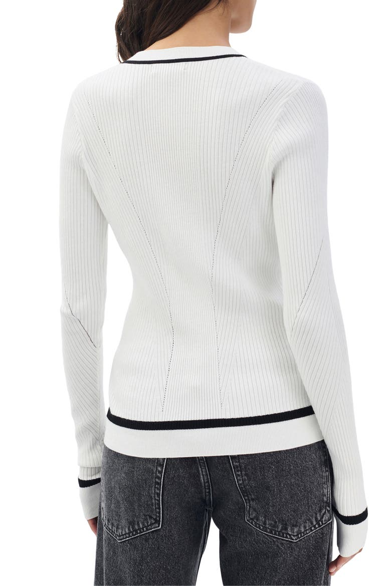 Kassy Rib Henley, Alternate, color, IVORY