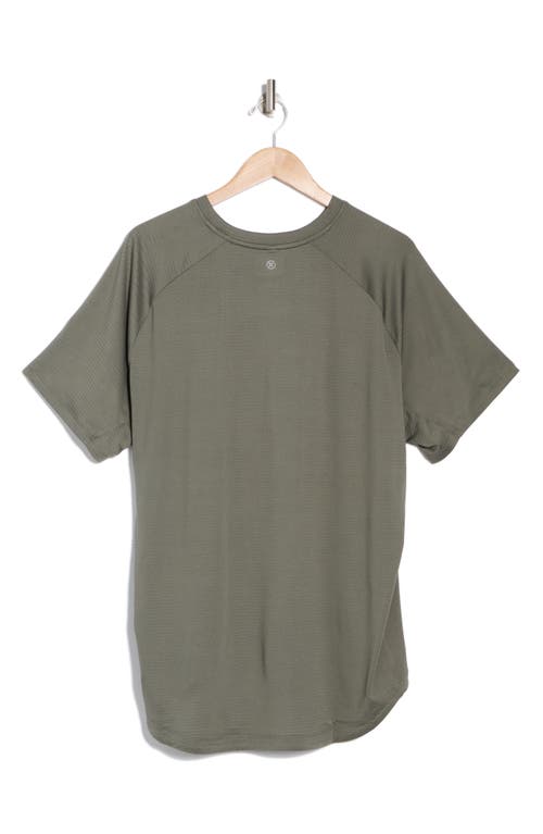 90 Degree By Reflex Air Sense Iconic Textured T-shirt In Mulled Basil