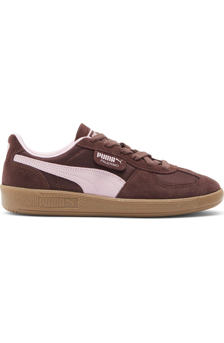 PUMA Palermo Vintage Sneaker, Alternate, color, Chocolate Brown/ Gum