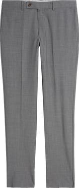 Jack Victor Patrick Flat Front Stretch Wool Dress Pants