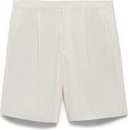 MANGO Slim Fit Stretch Cotton Chino Shorts