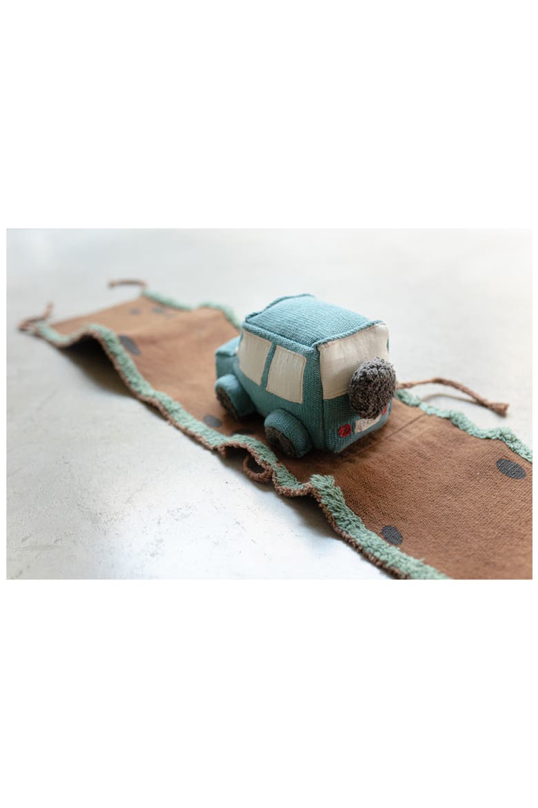 Safari Car Ride N' Roll Bag, Alternate, color, PETROL BLUE TOFFEE NATURAL RED