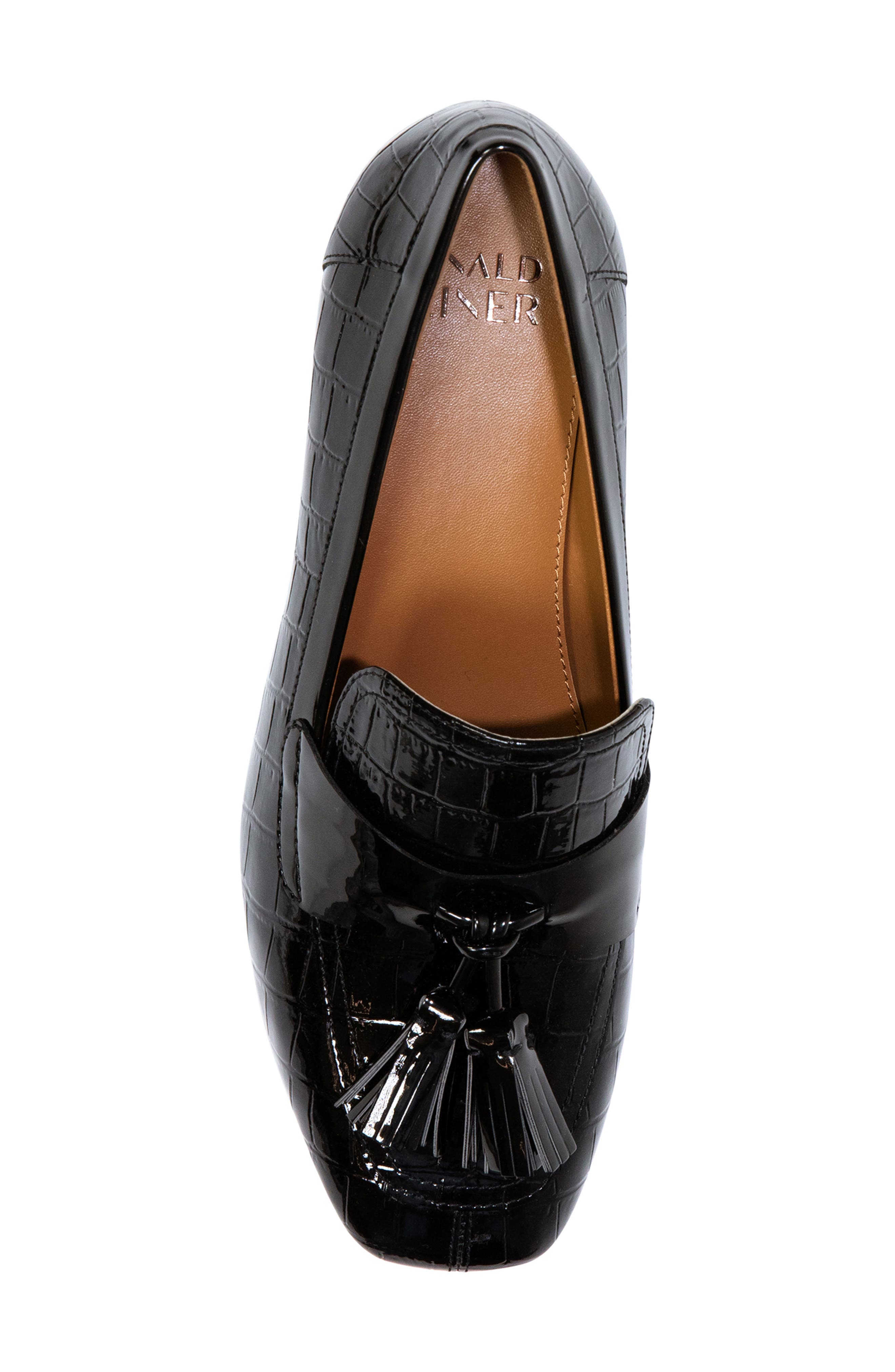 Donald Pliner Kressida Croc Embossed Tassel Loafer, Alternate, color, 