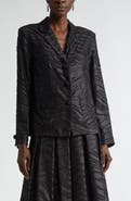 ST. JOHN Zebra Fil Coupé Boxy Jacket