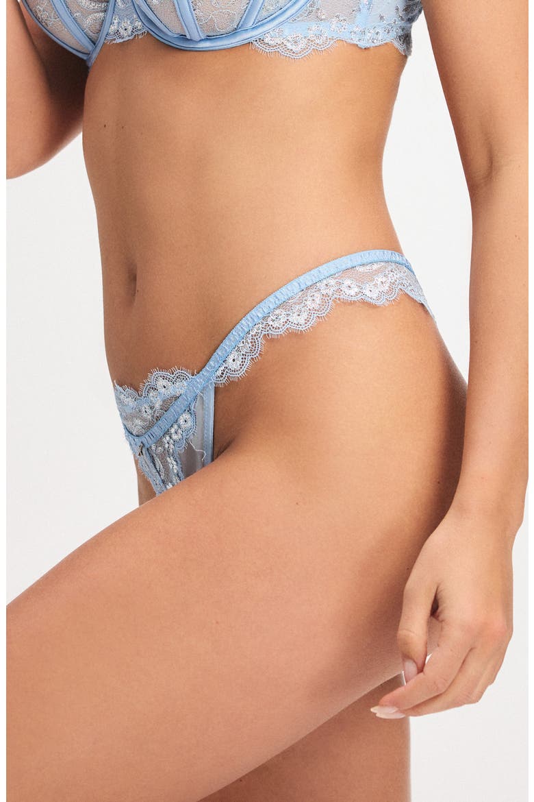Bedroom Belle Thong, Alternate, color, ENDLESS BLUE