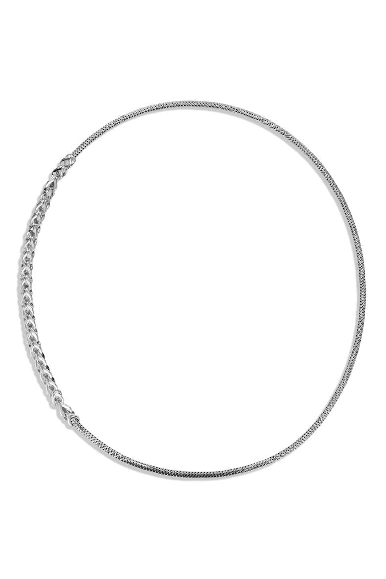 Asli Classic Chain Long Necklace, Main, color, SILVER