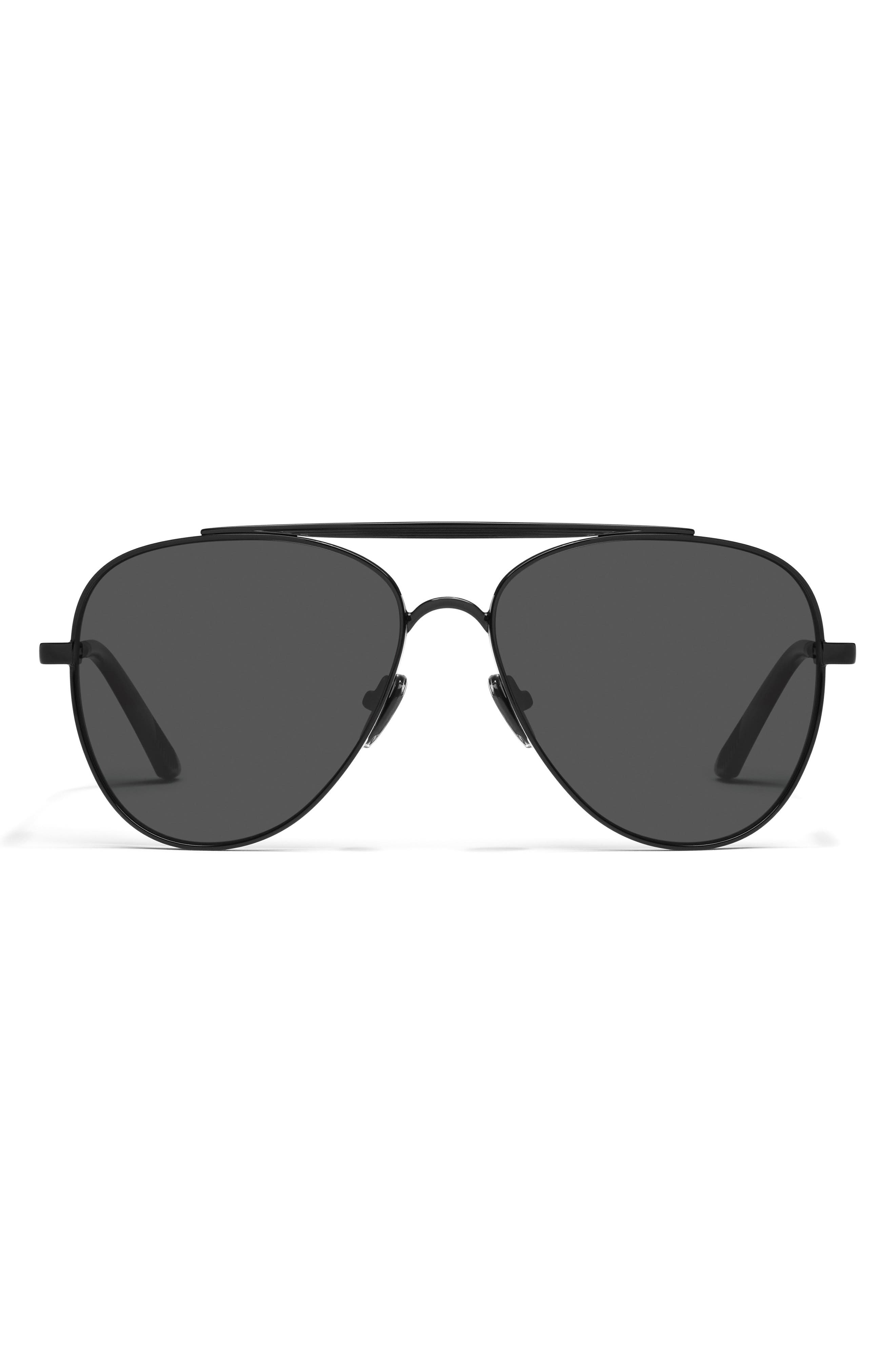QUAY Free Fall 60mm Polarized Aviator Sunglasses