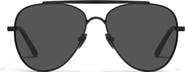 QUAY Free Fall 60mm Polarized Aviator Sunglasses