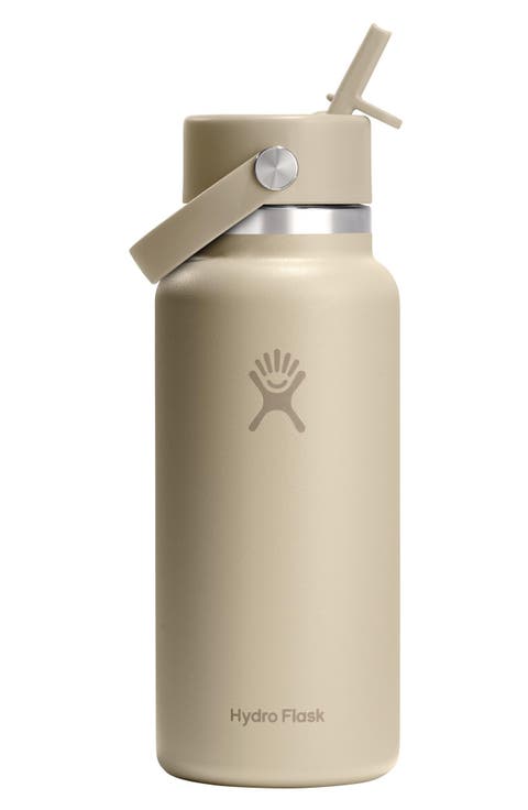 32-Ounce Wide Mouth Flex Straw Cap Water Bottle