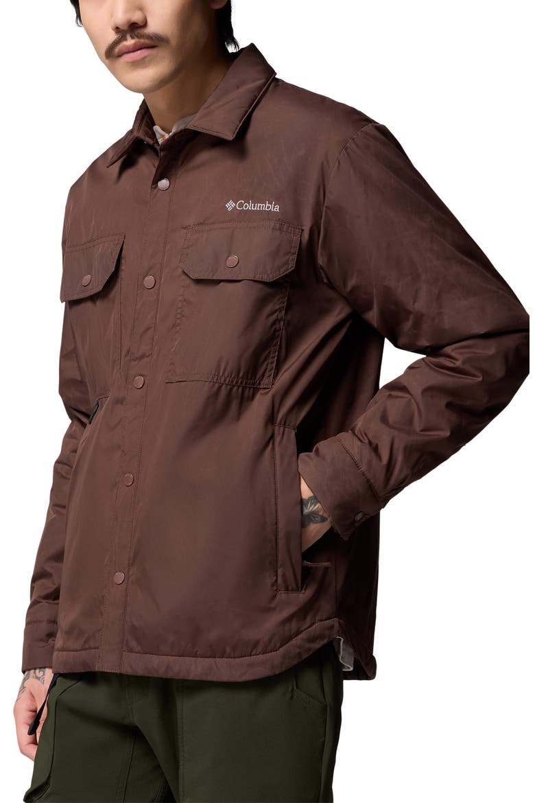 Landroamer™ Water Repellent Shirt Jacket, Alternate, color, TOBACCO