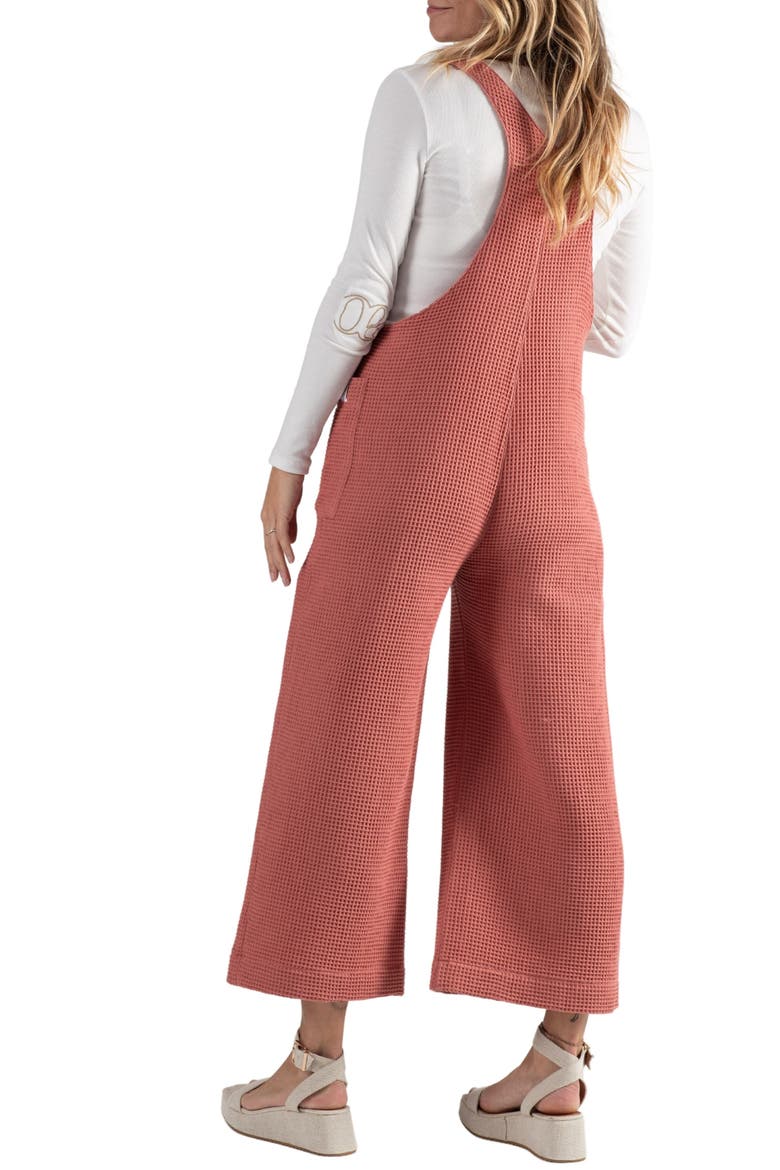 Maternity and nursing overalls Maya, Alternate, color, TERRACOTTA