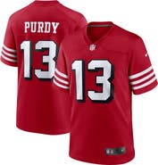 Nike Men's Nike Brock Purdy Scarlet San Francisco 49ers Alternate Game Player Jersey