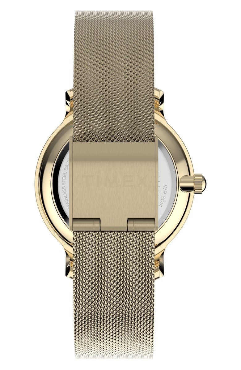 Timex<sup>®</sup> Transcend<sup>™</sup> Mesh Strap Watch, 31mm, Alternate, color, Gold-Tone