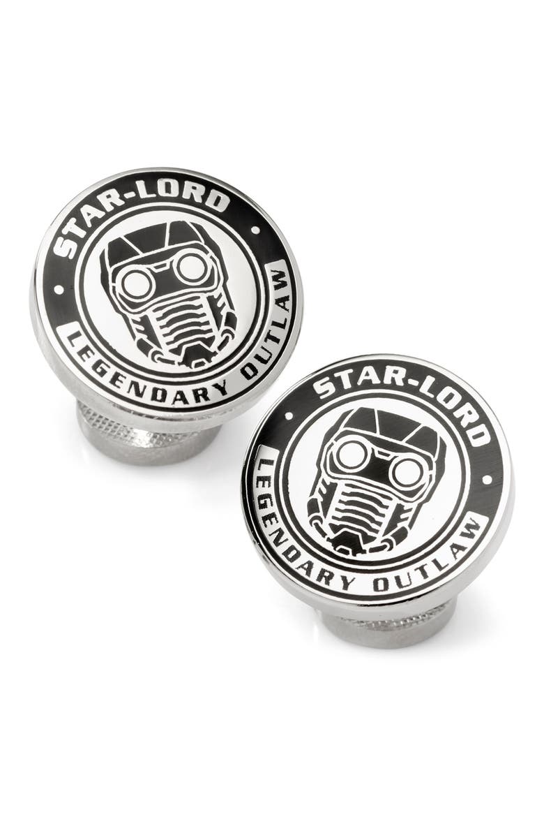 Star-Lord Cuff Links, Main, color, BLACK