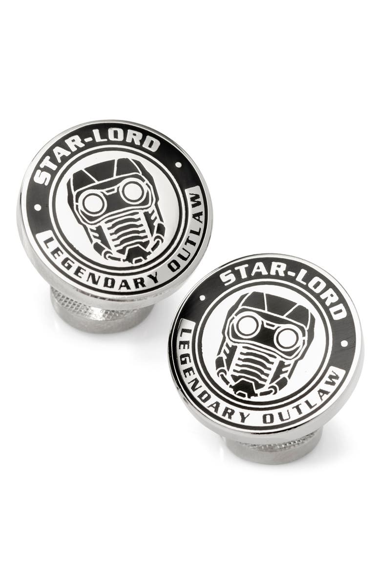 Cufflinks, Inc. Star-Lord Cuff Links, Main, color, Black